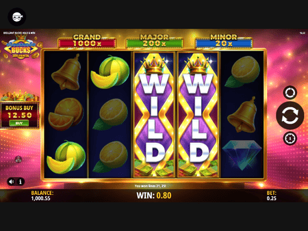 Brilliant Bucks Hold & Win