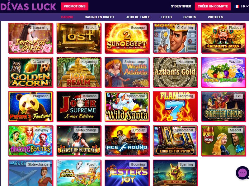 jeux Casino Divas Luck