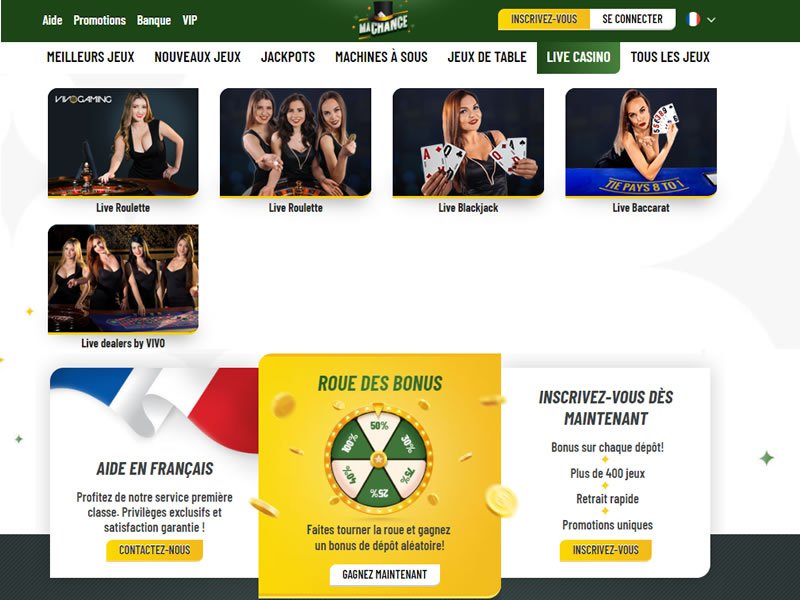 jeux Ma Chance Casino