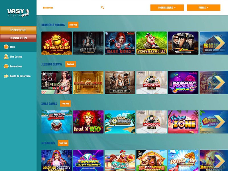 jeux Online Casino Vasy