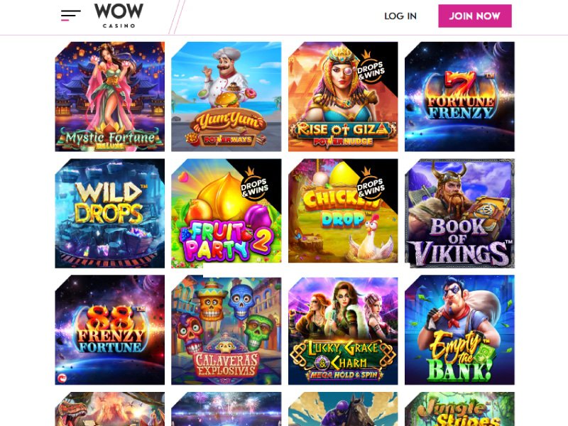 jeux Wow Casino