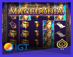 Nouvelle machine à sous King of Macedonia d'IGT